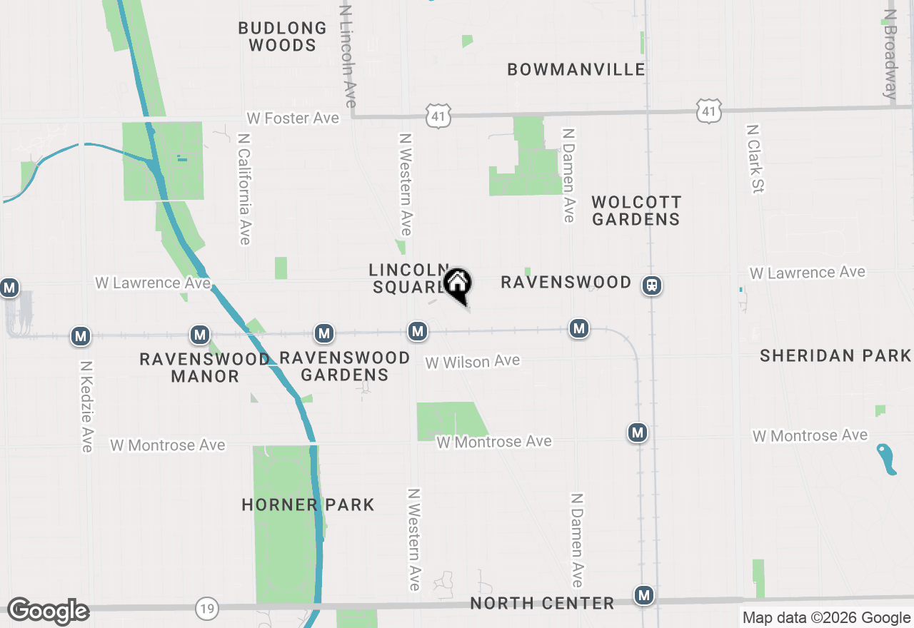 Map of 2252 W Leland Avenue, Chicago, IL 60625