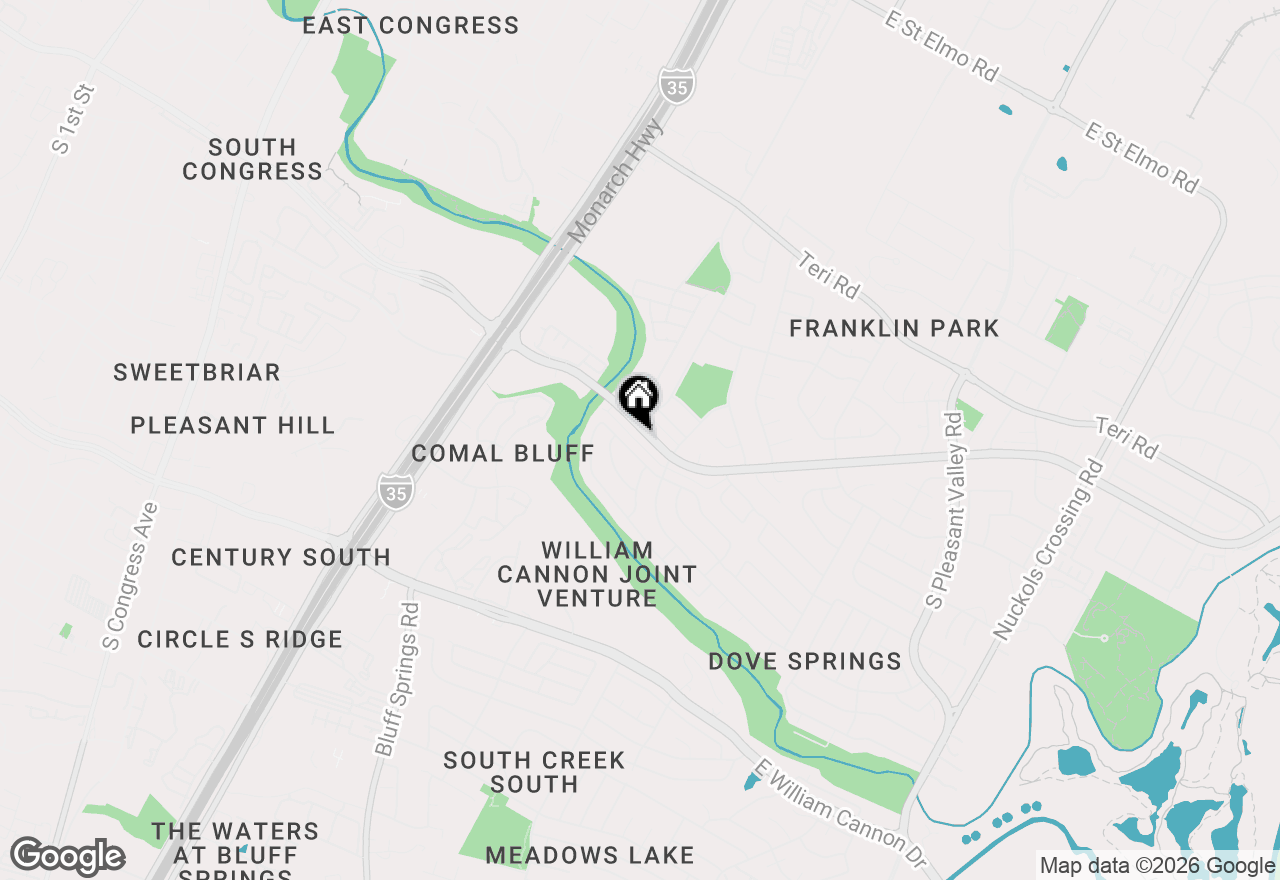 Map of 2011 E Stassney Ln #A, Austin, TX 78744