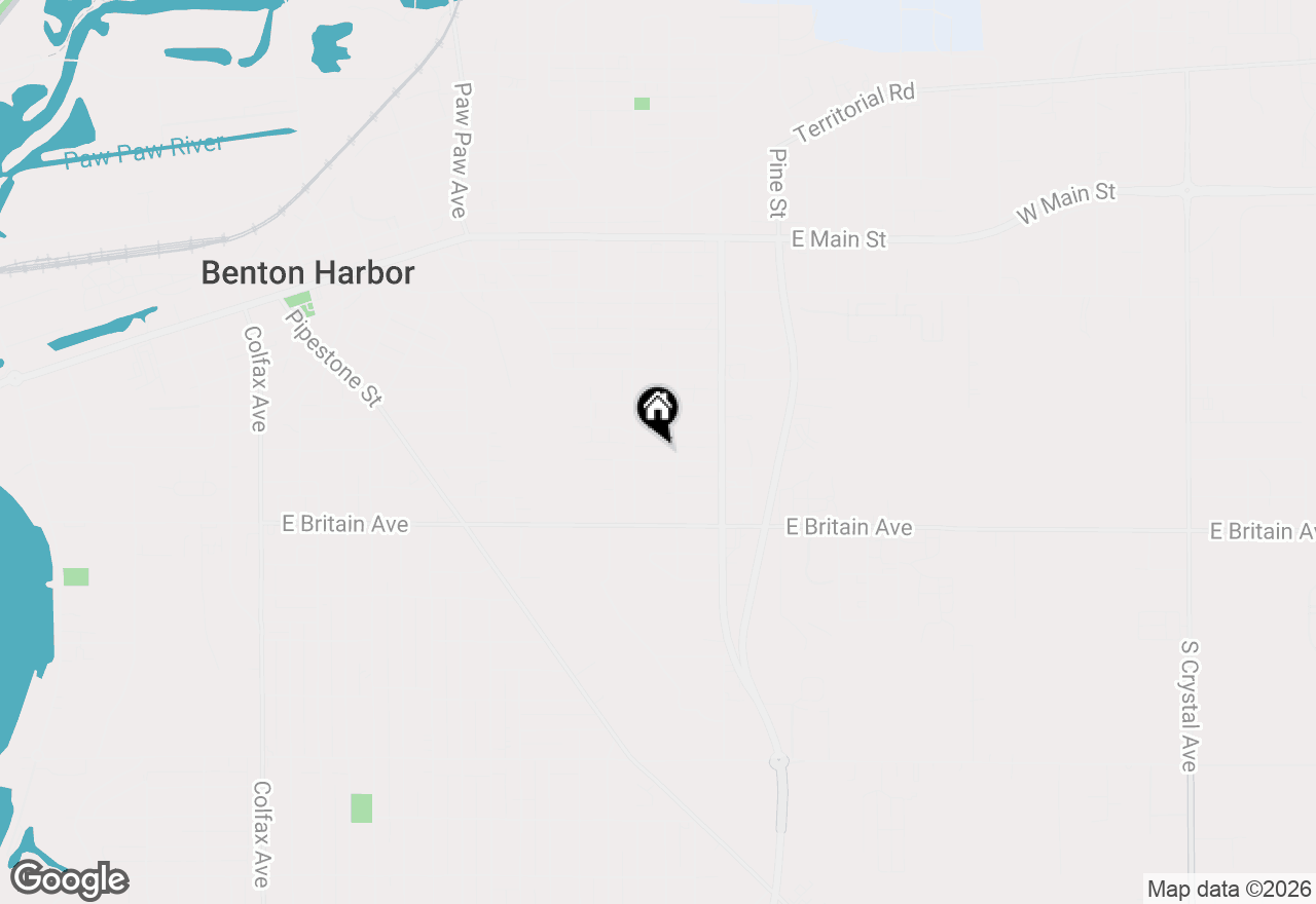 Map of 785 Mcguigan Avenue, Benton Harbor, MI 49022