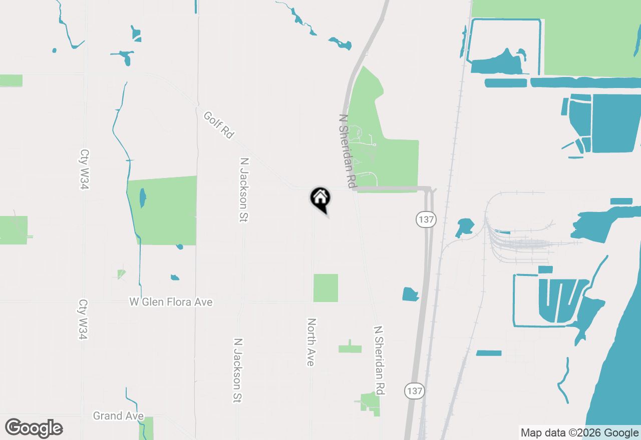 Map of 409-11 W Keith Avenue, Waukegan, IL 60085