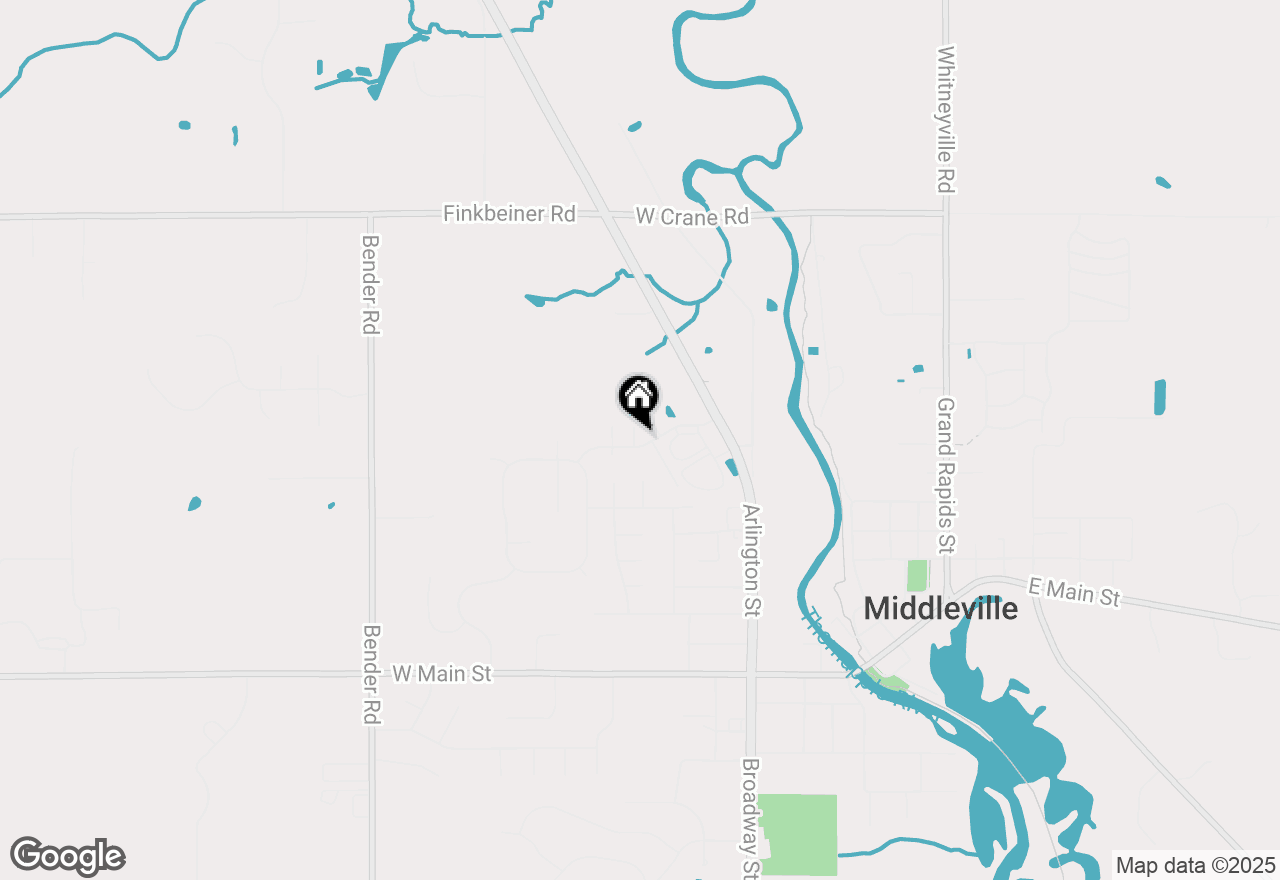 Map of 614 Oriole Court #7, Middleville, MI 49333