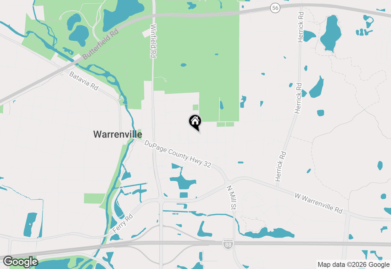 Map of 3S554 Virginia Avenue, Warrenville, IL 60555
