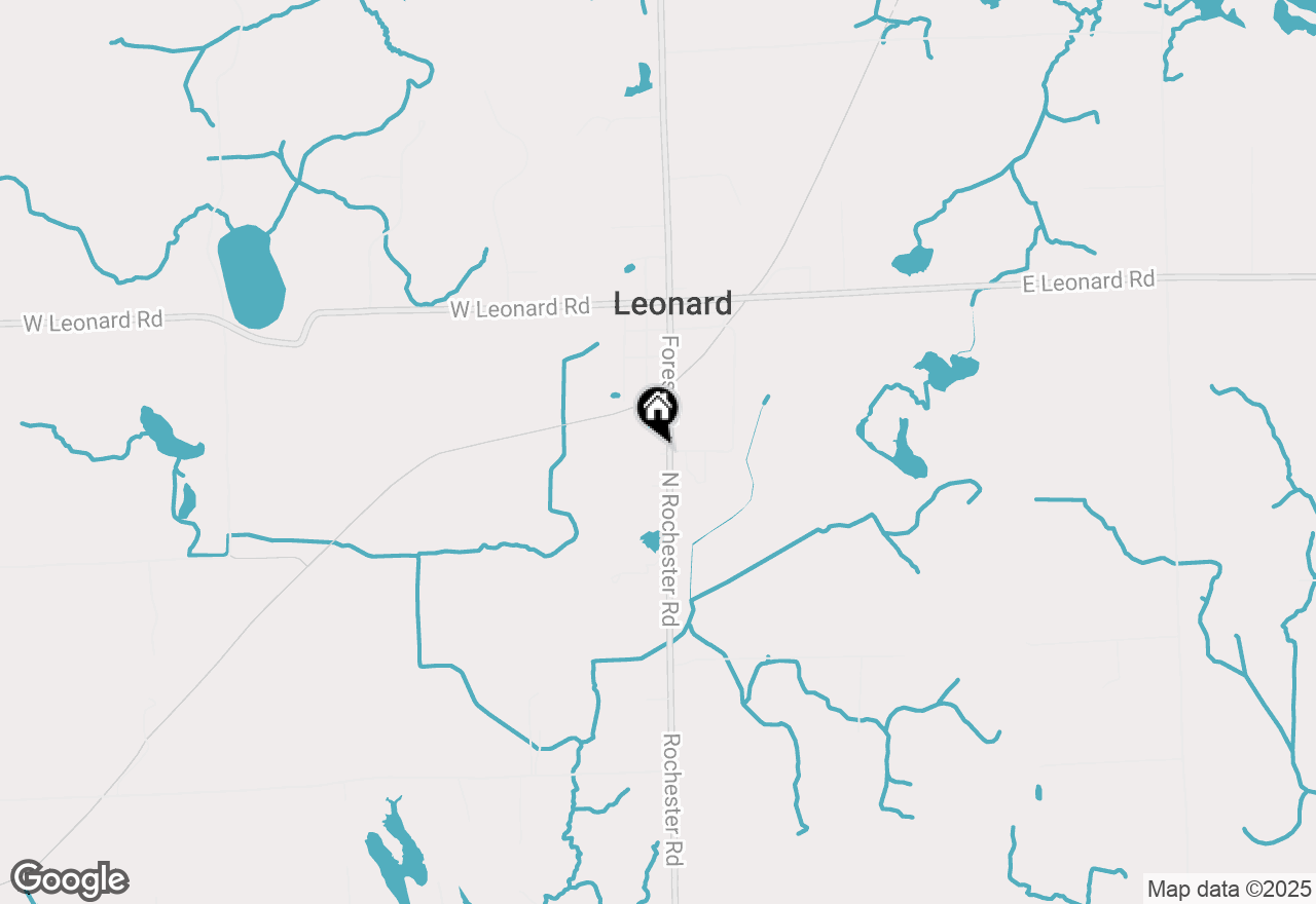 Map of 4195 Forest Street, Leonard, MI 48367
