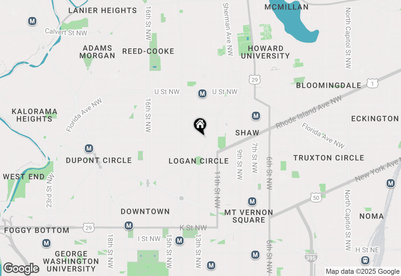 Map of 1631 13th Street Nw #3, Washington, DC 20009
