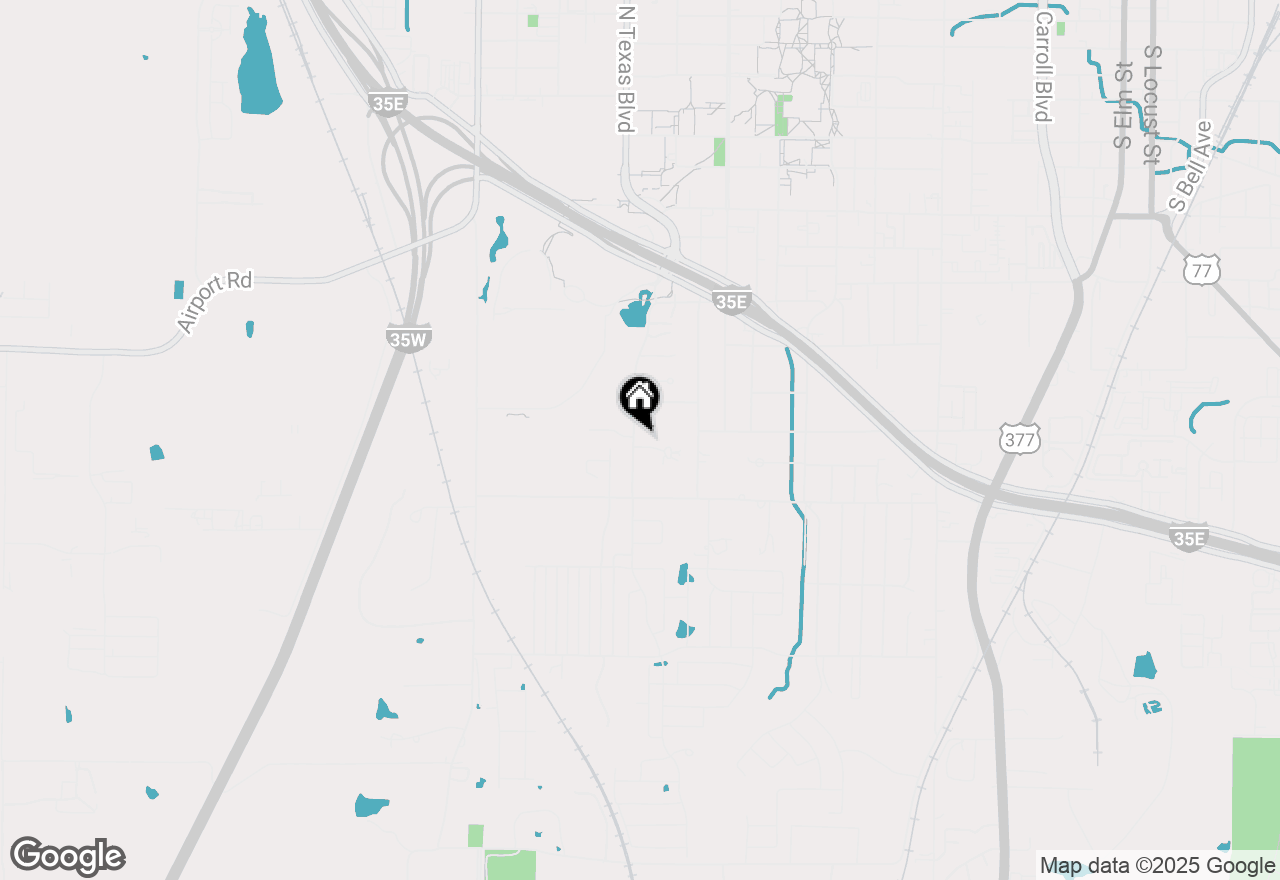 Map of 1908 Westridge Street, Denton, TX 76205