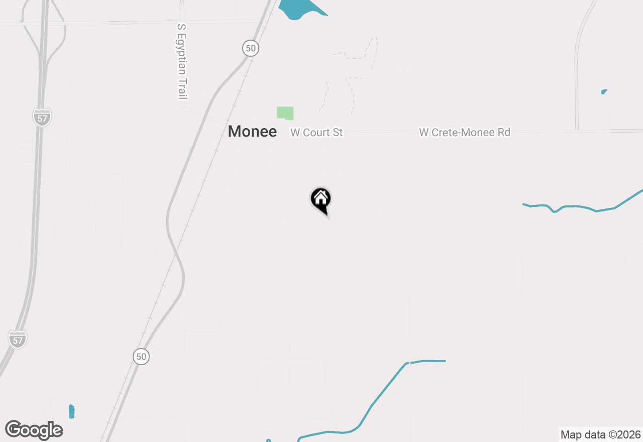 Map of 5103 W Park Lane, Monee, IL 60449