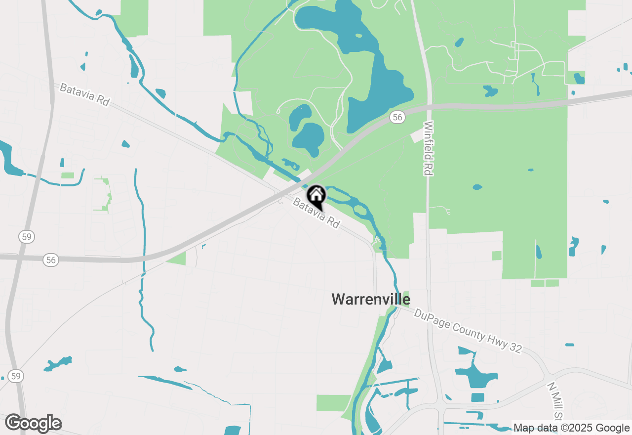 Map of 28w481 Batavia Road, Warrenville, IL 60555