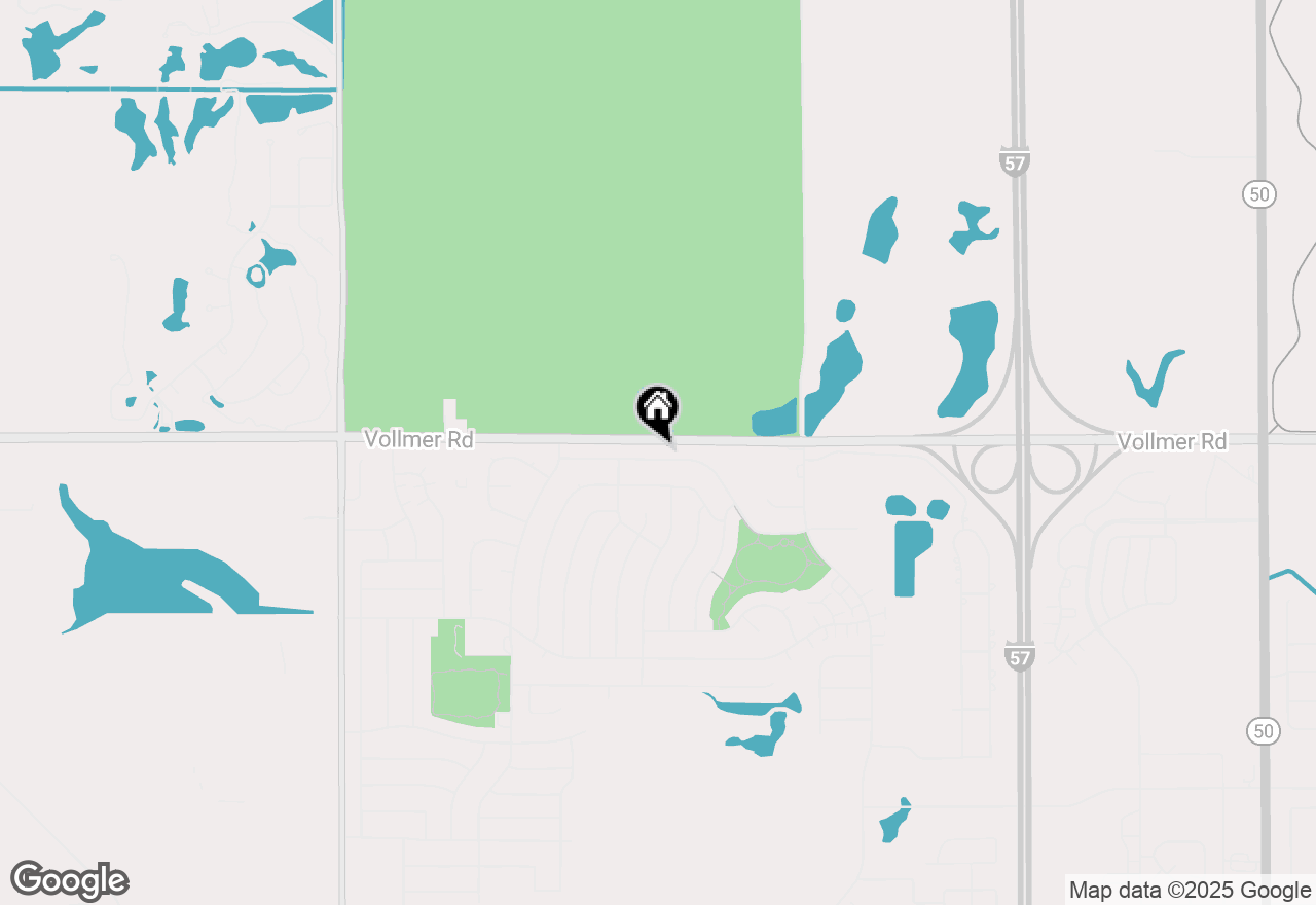 Map of 5838 Woodgate Drive, Matteson, IL 60443