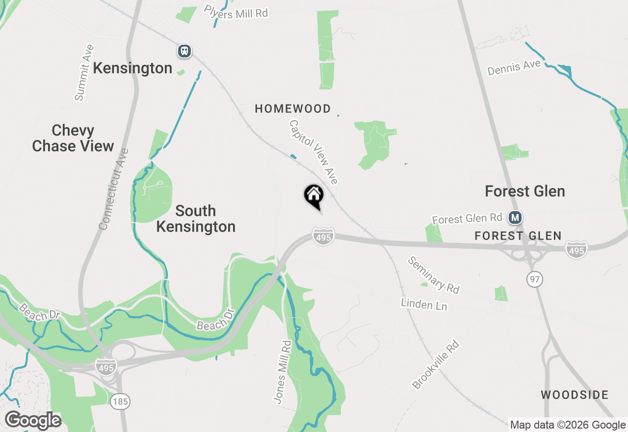 Map of 9806 Campbell Drive, Kensington, MD 20895