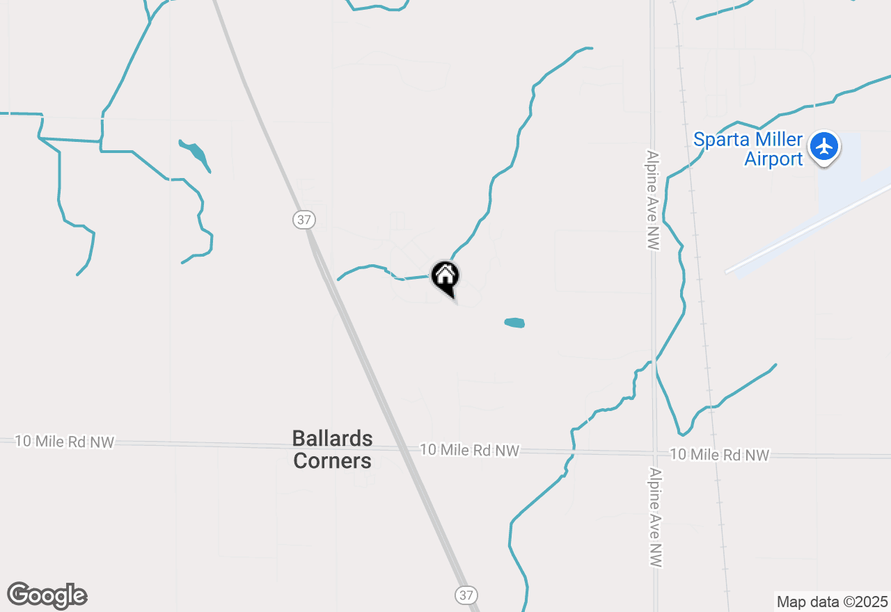 Map of 8779 Country View Drive, Sparta, MI 49345