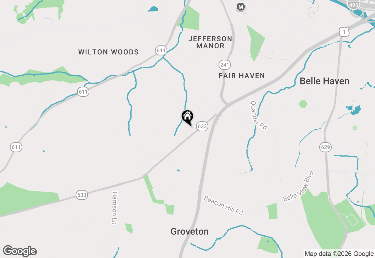 Map of 6309 Chimney Wood Court, Alexandria, VA 22306