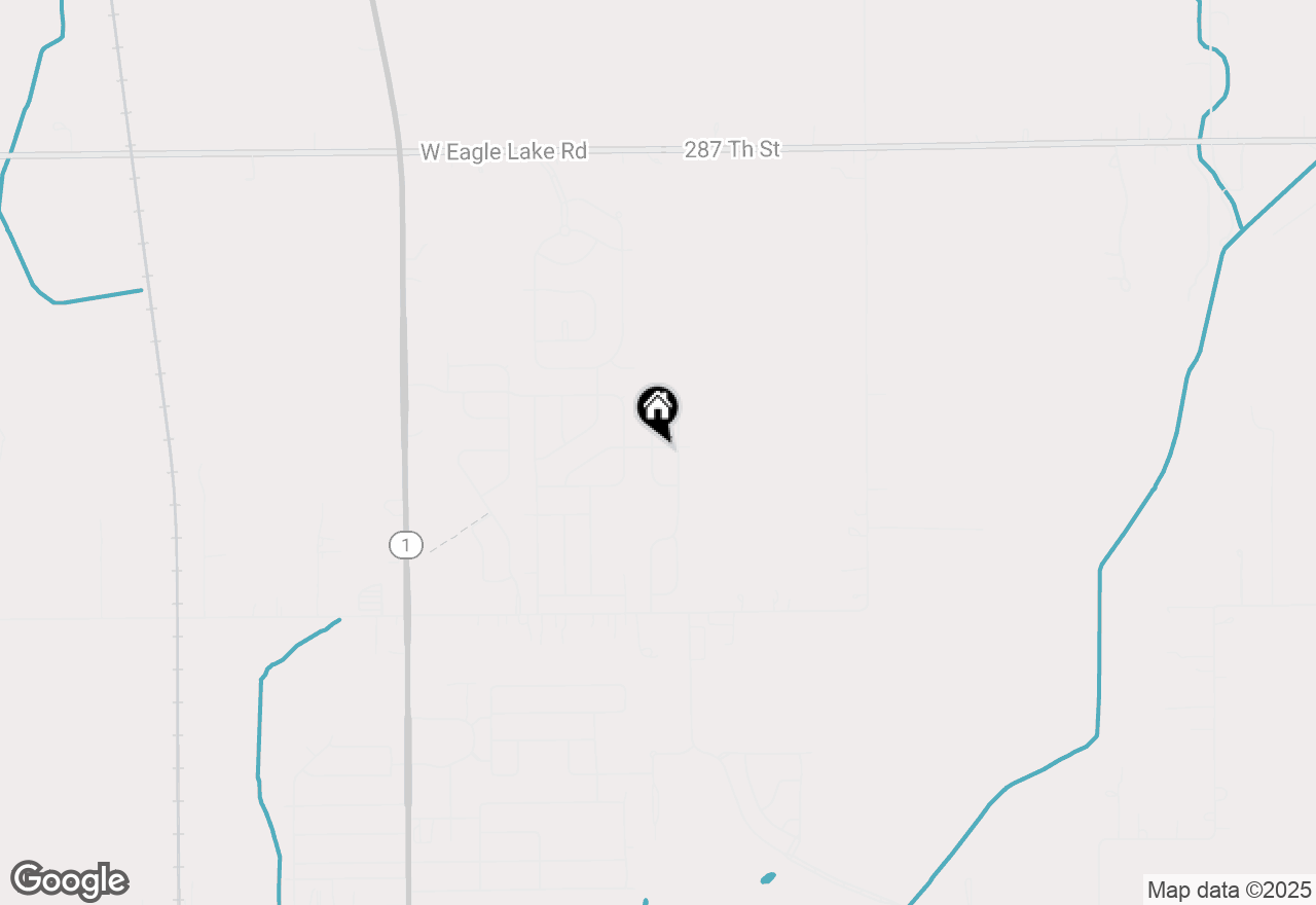 Map of 162 Woodbridge Lane, Beecher, IL 60401