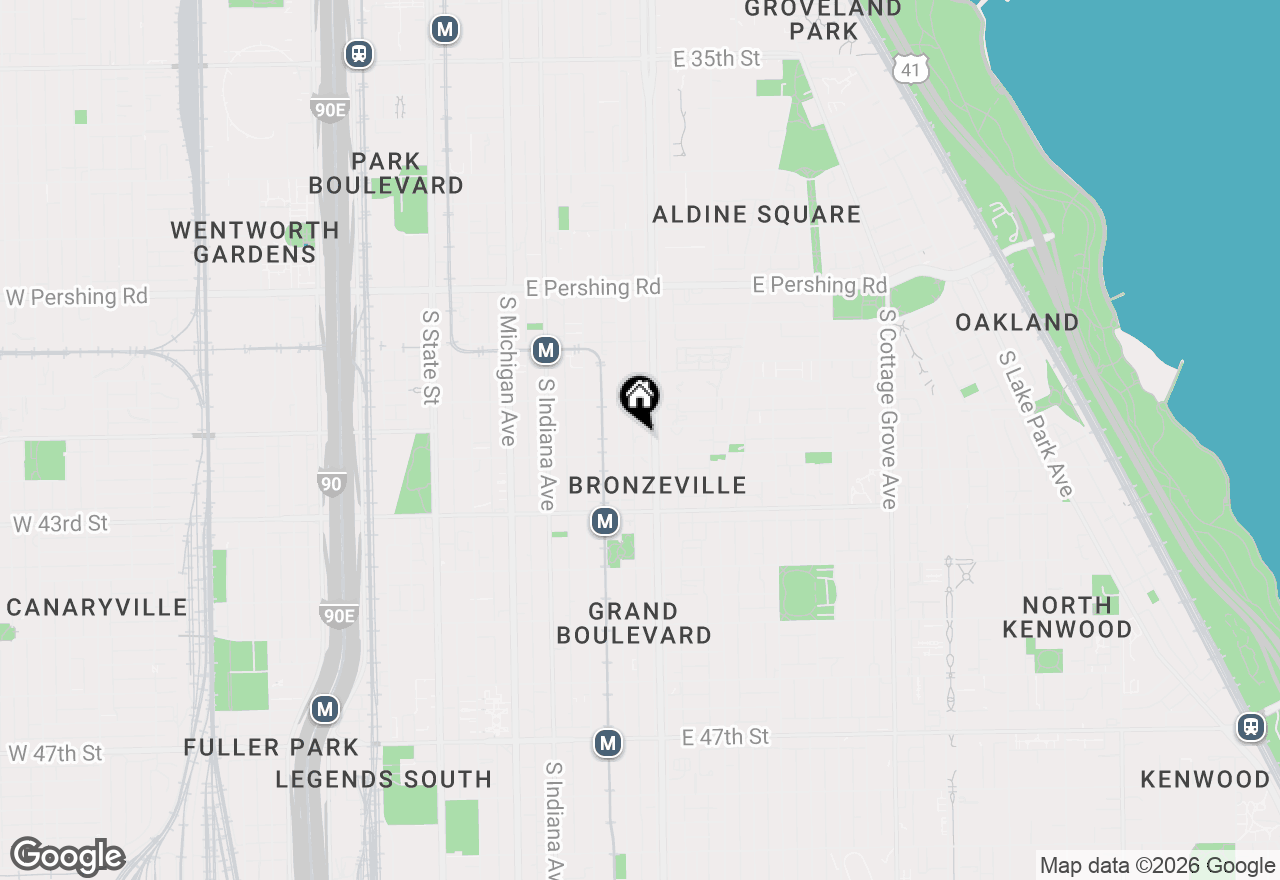 Map of 4148 S King Drive #G3, Chicago, IL 60653