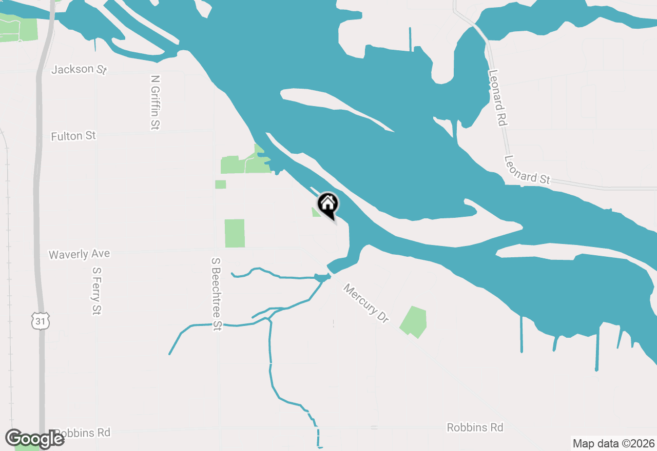 Map of 411 Gidley Circle, Grand Haven, MI 49417