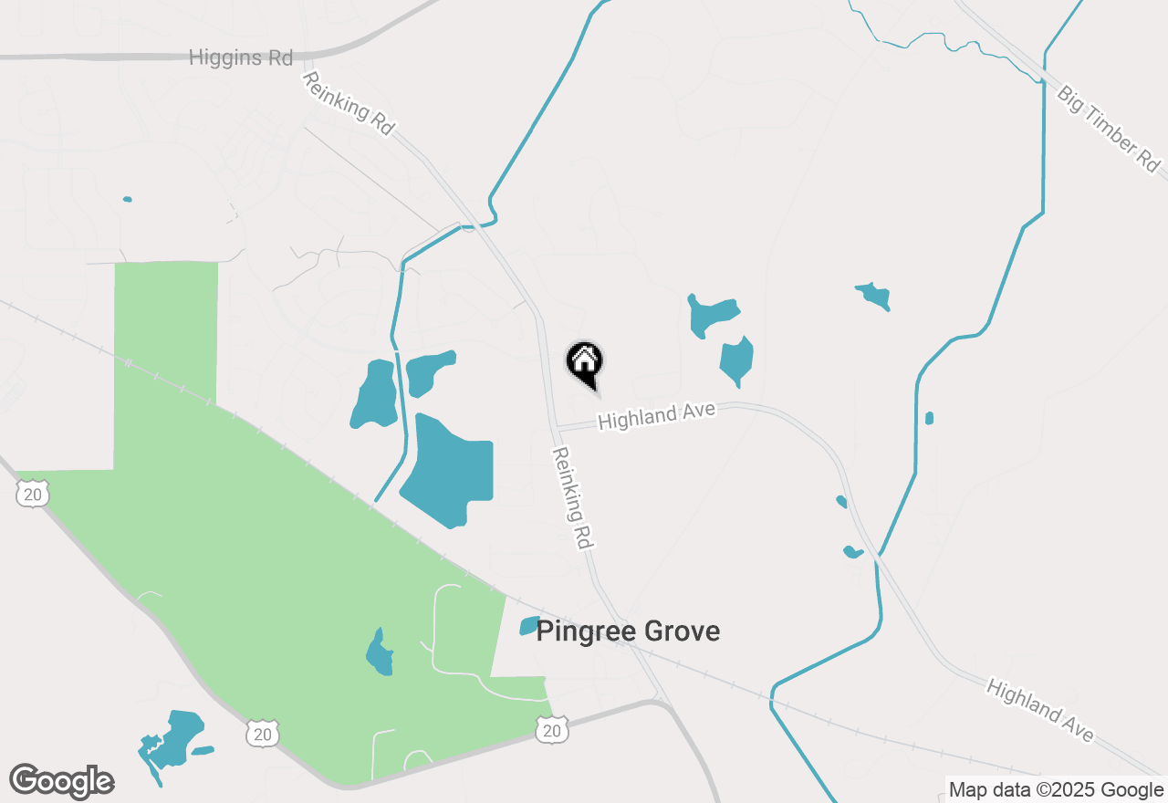 Map of 672 Anchorage Court, Pingree Grove, IL 60140