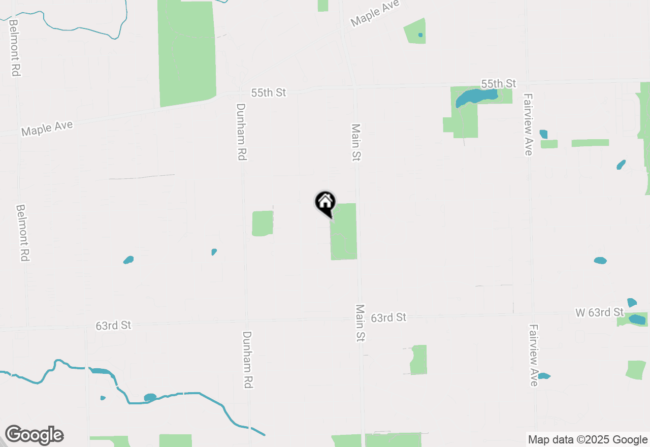 Map of 1106 60th Street, Downers Grove, IL 60516