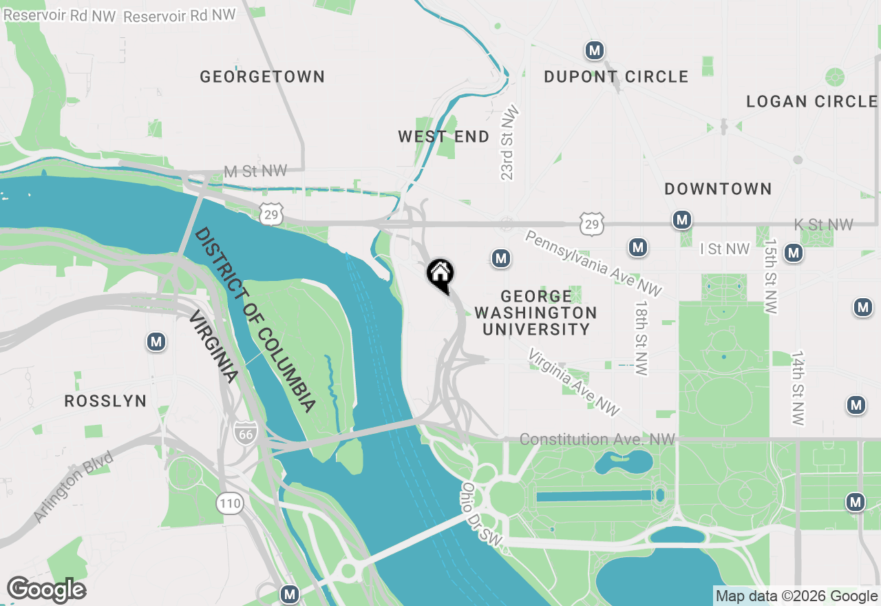 Map of 2500 Virginia Ave Nw #714/715-S, Washington, DC 20037