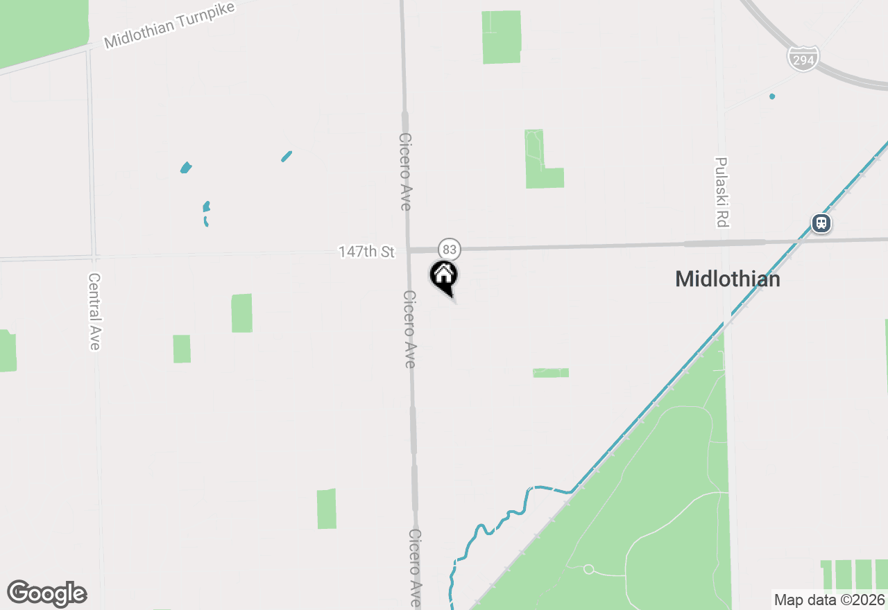 Map of 14840 Ketelaar Drive #2W, Midlothian, IL 60445