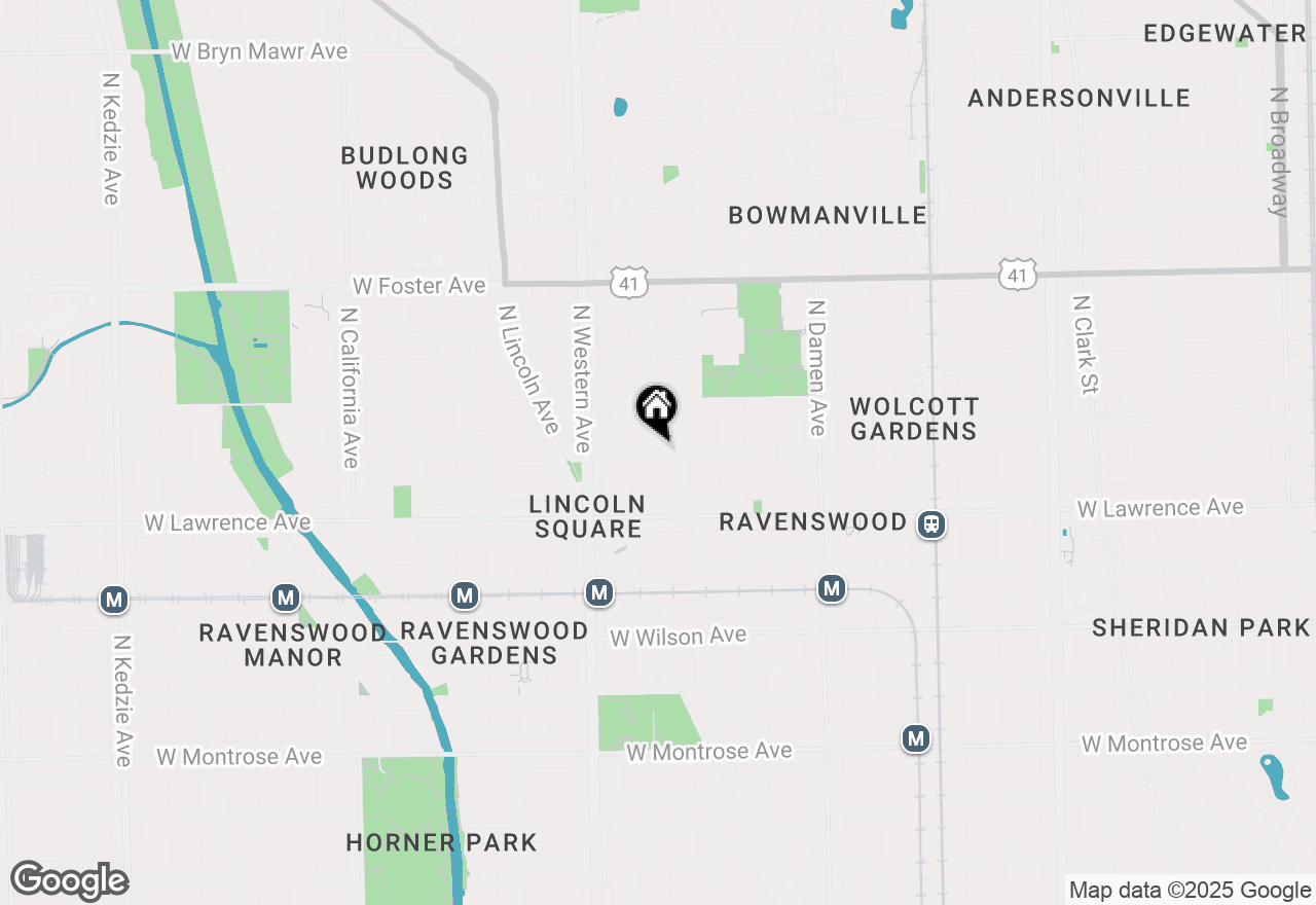 Map of 2248 W Ainslie Street, Chicago, IL 60625