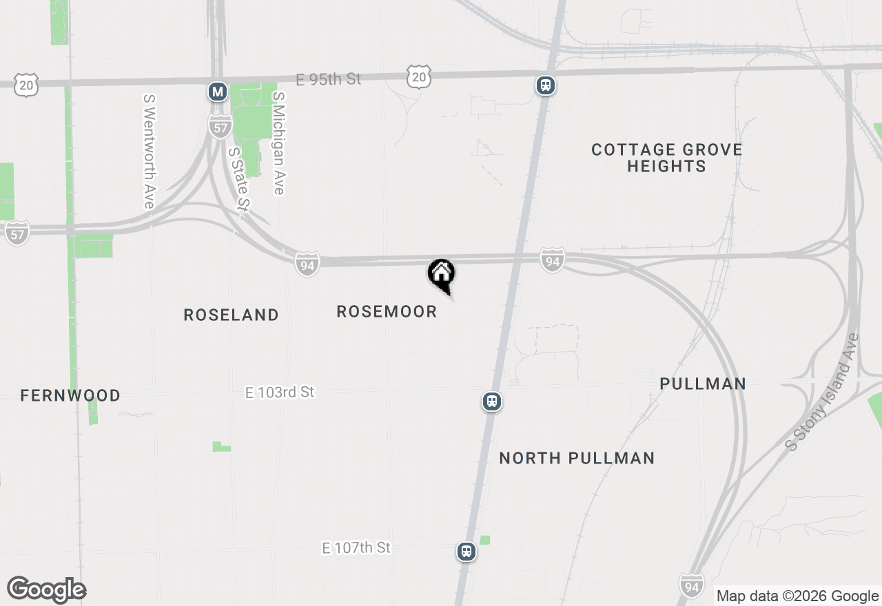 Map of 10048 S Rhodes Avenue, Chicago, IL 60628
