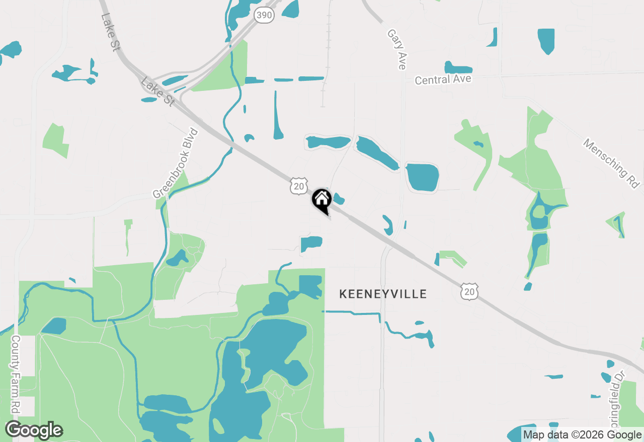 Map of 5566 Cloverdale Road, Hanover Park, IL 60133