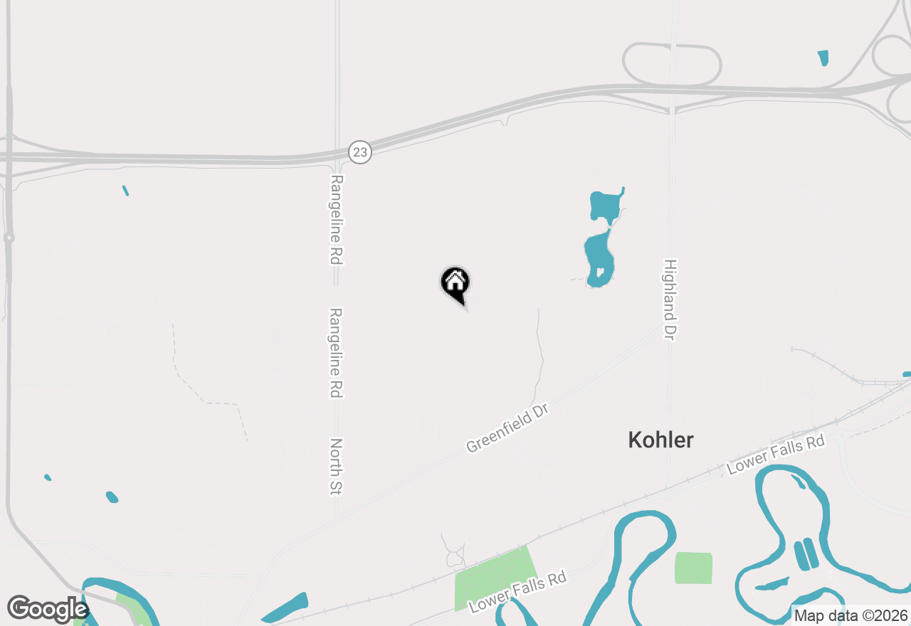Map of Lt39 Forest Rd, Kohler, WI 53044