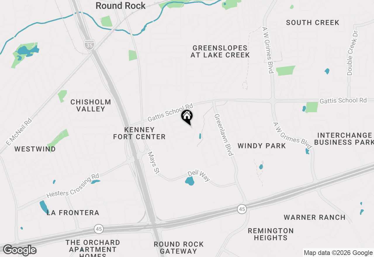 Map of 704 Greenwich Pl, Round Rock, TX 78664