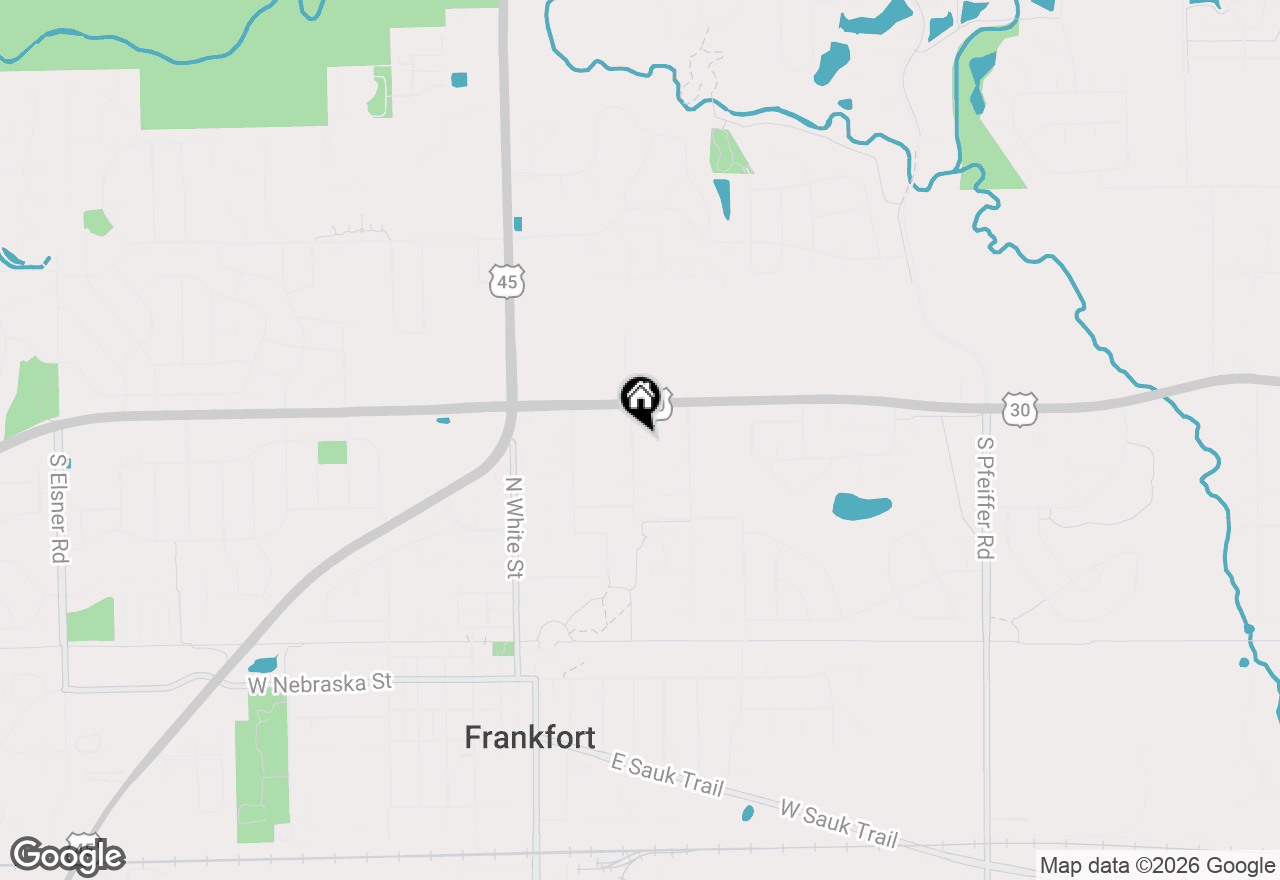 Map of 21135 S 94th Avenue, Frankfort, IL 60423