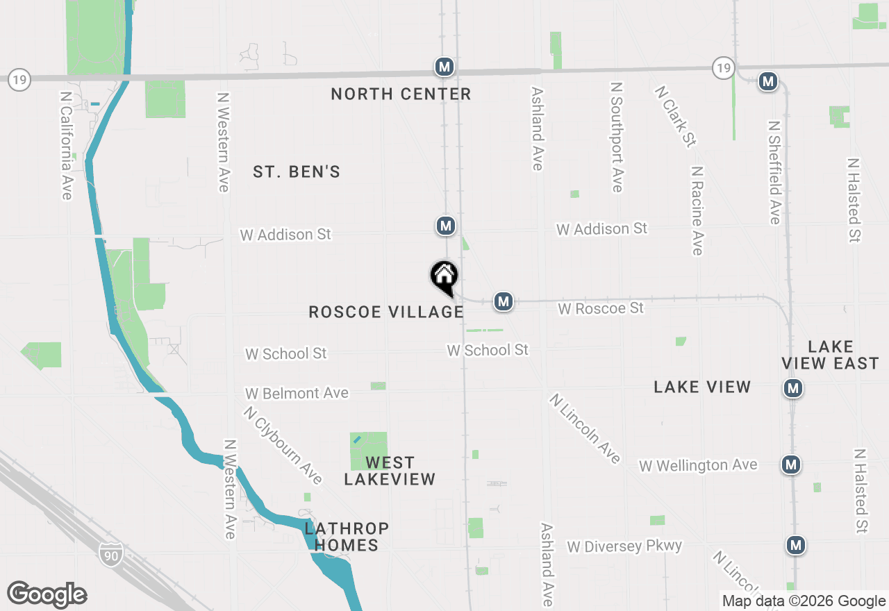 Map of 1800 W Roscoe Street #316, Chicago, IL 60657
