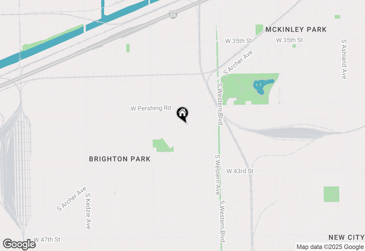 Map of 4004 S Rockwell Street, Chicago, IL 60632