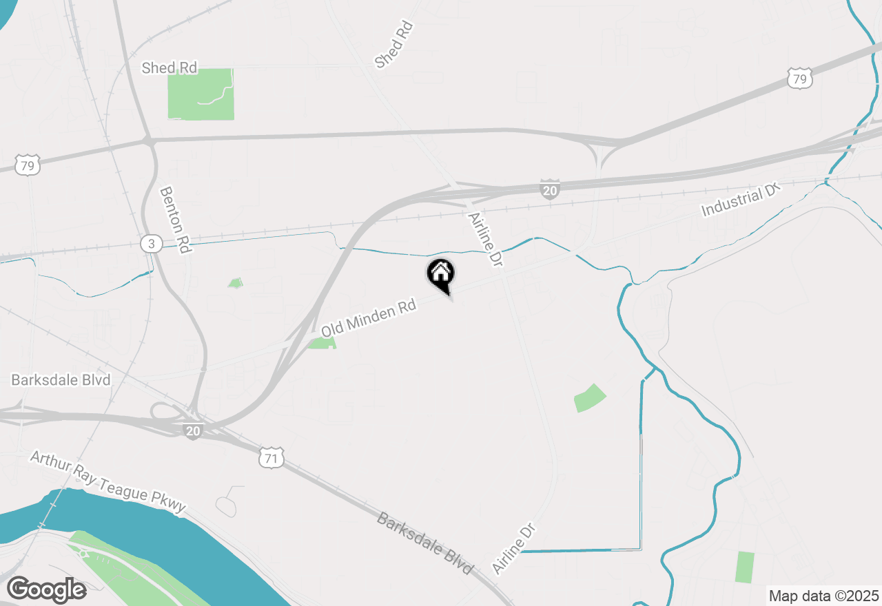 Map of 2650 Old Minden Road, Bossier City, LA 71112