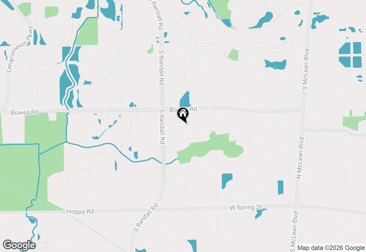 Map of 1052 Delta Drive #1052, Elgin, IL 60123