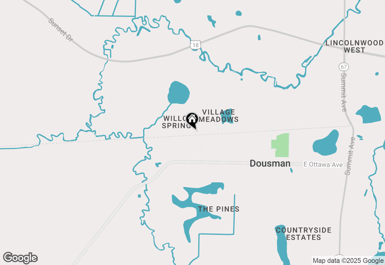 Map of W370S1673 Utica Rd, Dousman, WI 53118