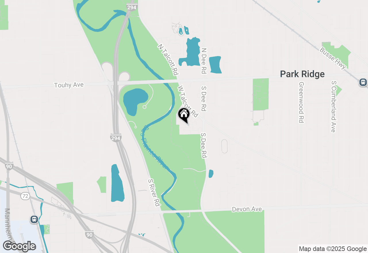 Map of 500 Thames Parkway #1B, Park Ridge, IL 60068
