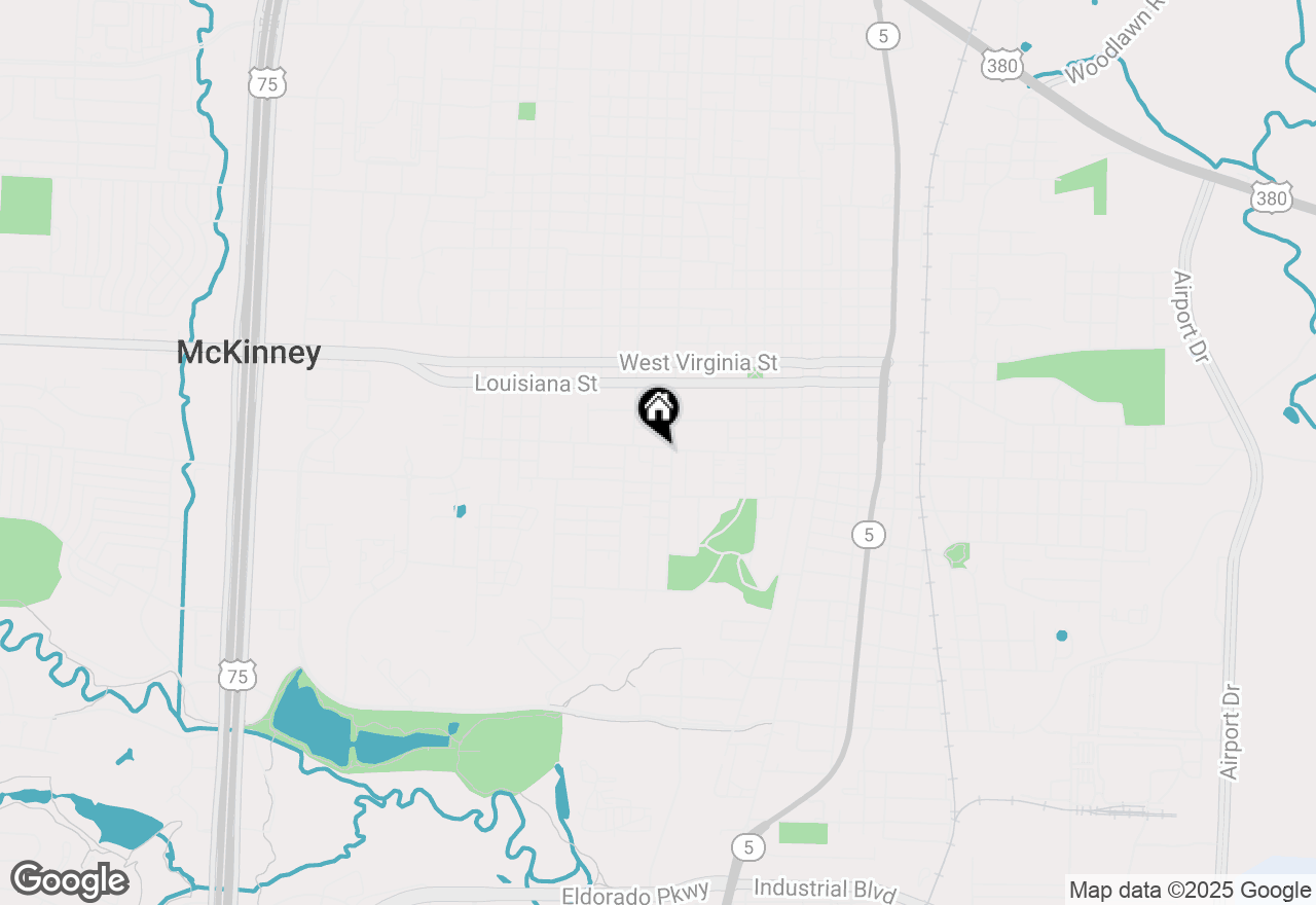 Map of 805 Howell Street, Mckinney, TX 75069