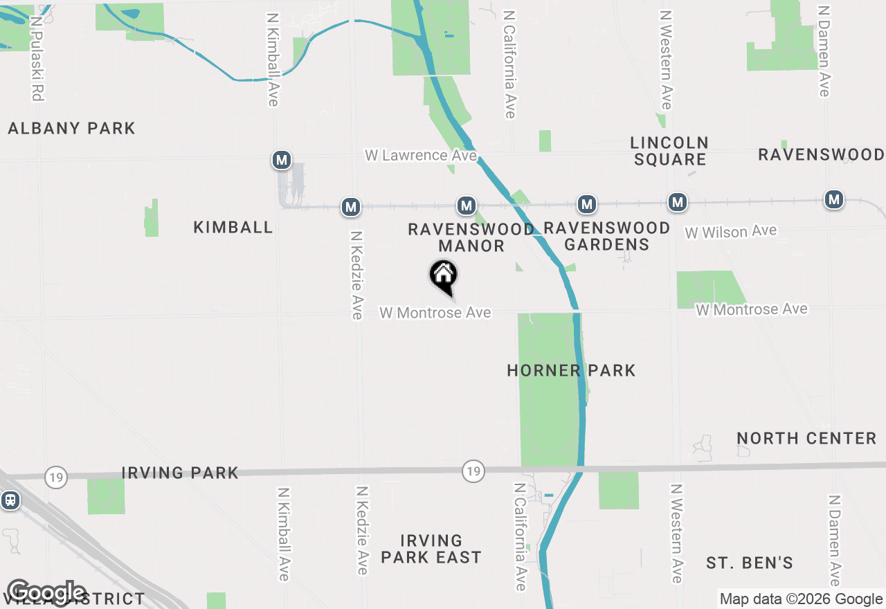 Map of 4409 N Sacramento Avenue #G, Chicago, IL 60625