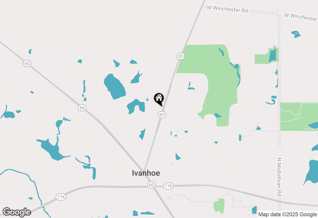 Map of 2597 Martini Street, Mundelein, IL 60060