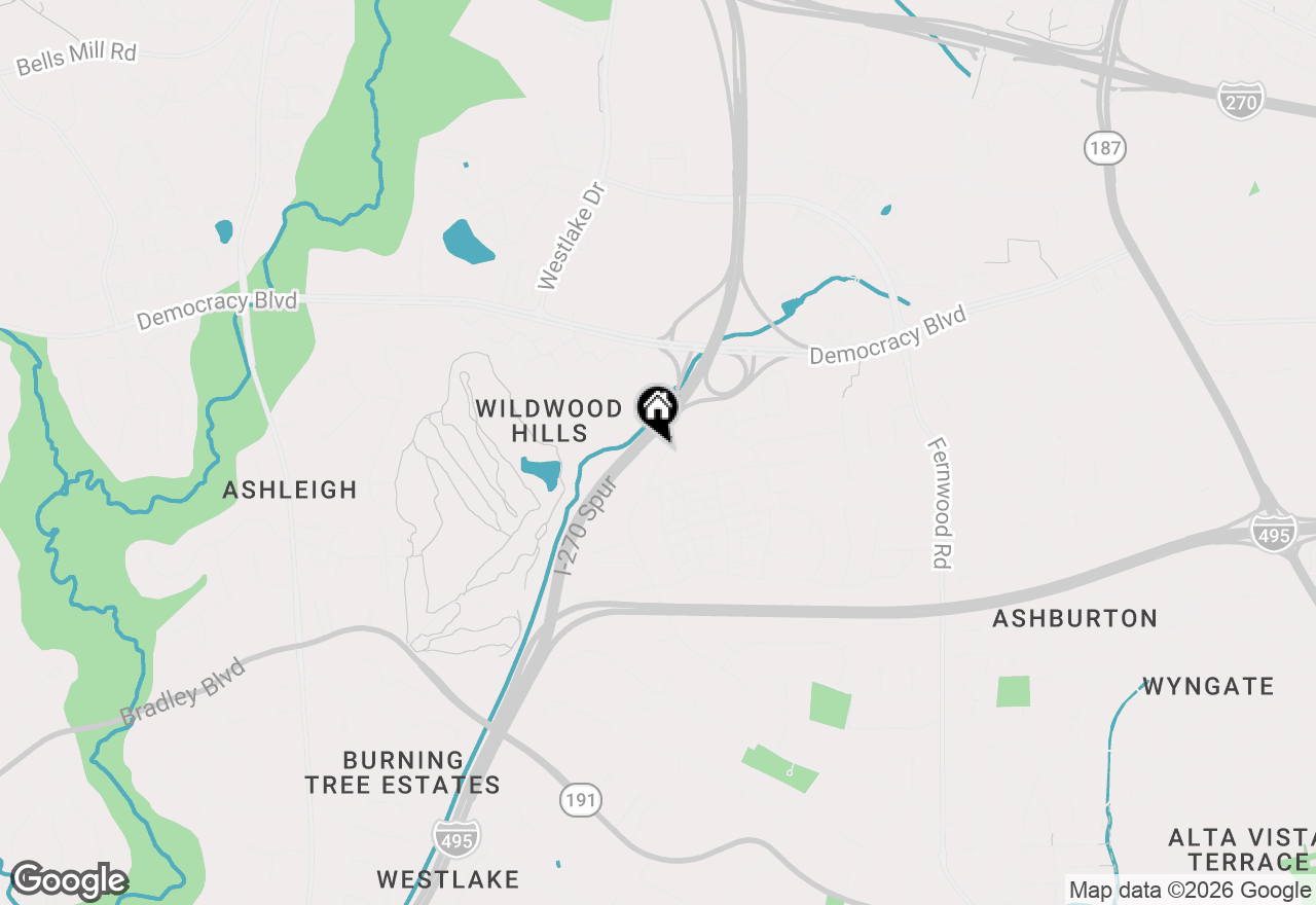 Map of 7344 Greentree Road, Bethesda, MD 20817