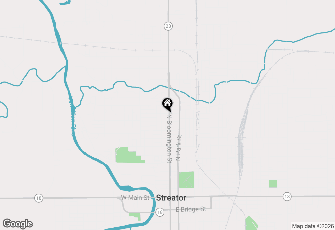 Map of 1012 N Bloomington Street, Streator, IL 61364