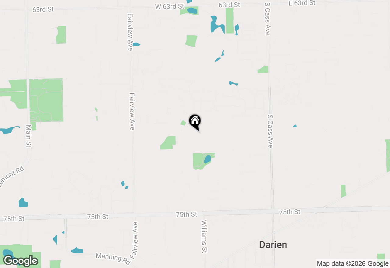 Map of 1617 Holly Avenue, Darien, IL 60561