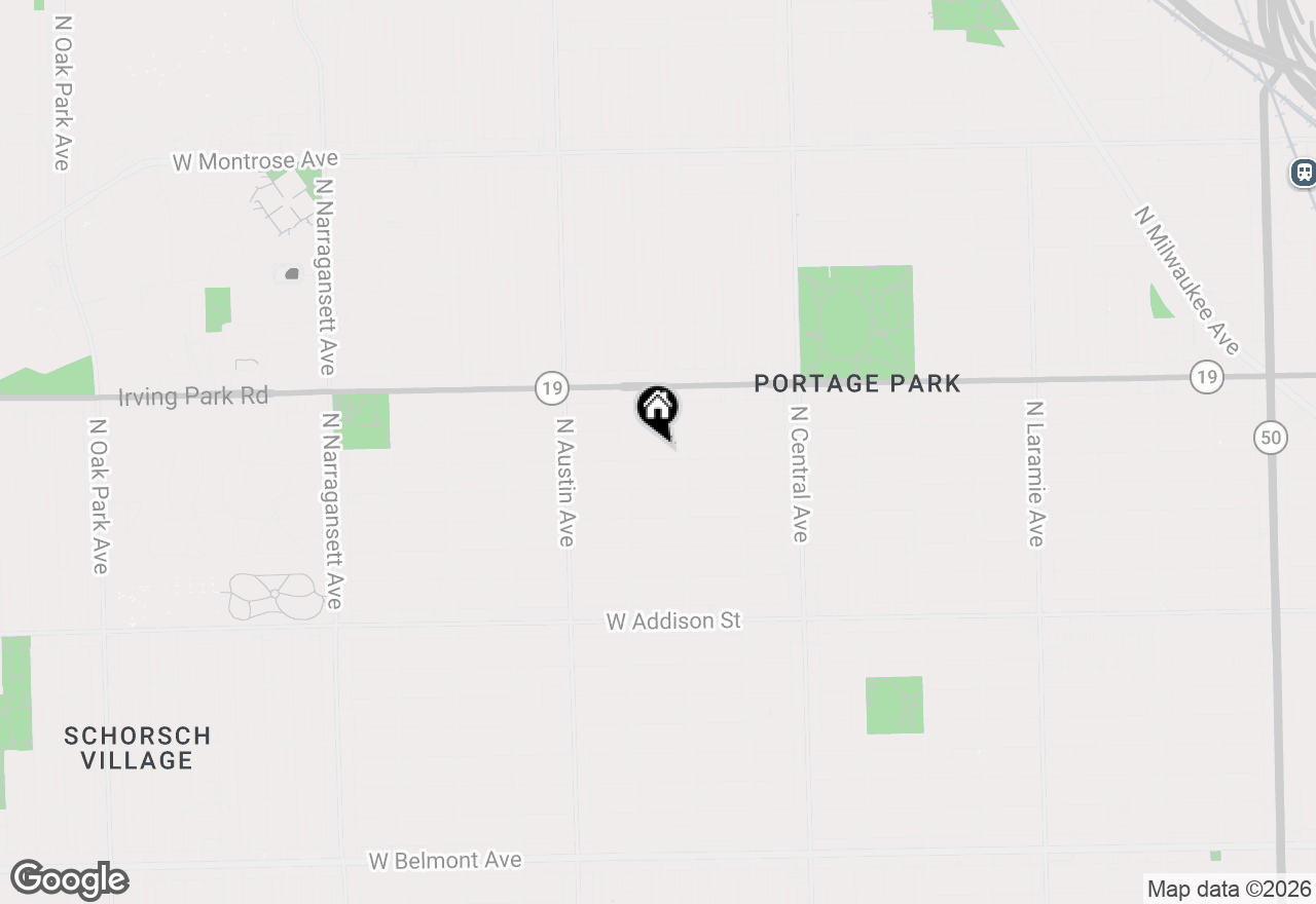 Map of 5825 W Byron Street, Chicago, IL 60634