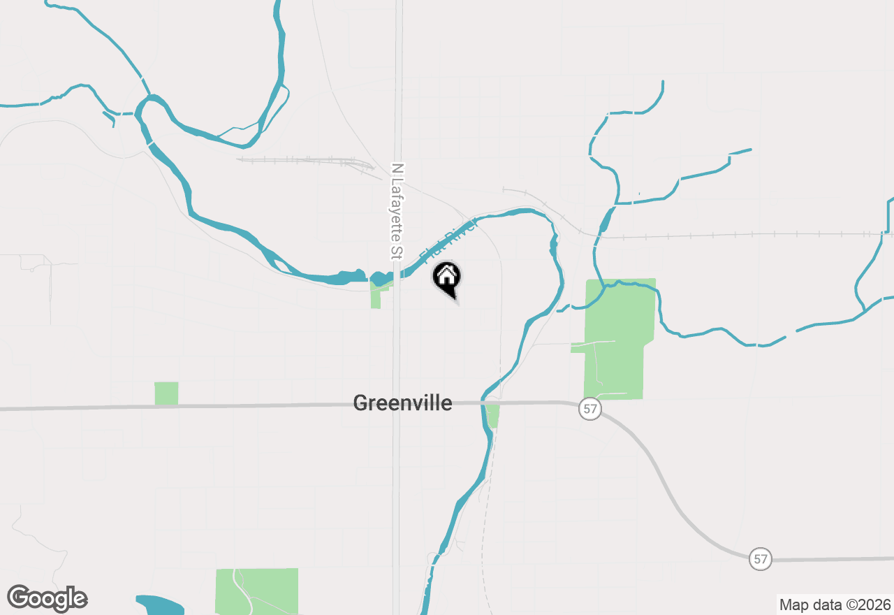 Map of 212.5 E Montcalm Street, Greenville, MI 48838
