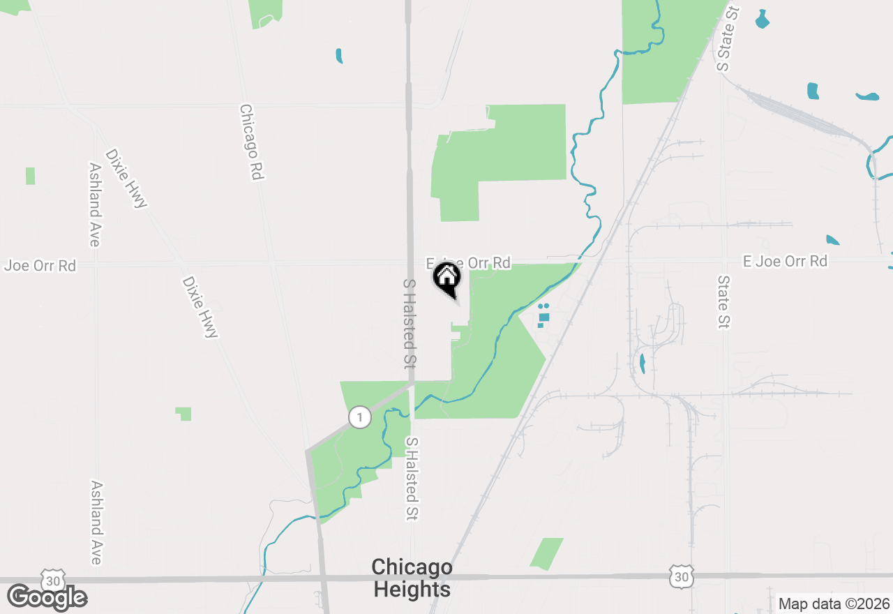 Map of 210 Southgate Avenue, Chicago Heights, IL 60411