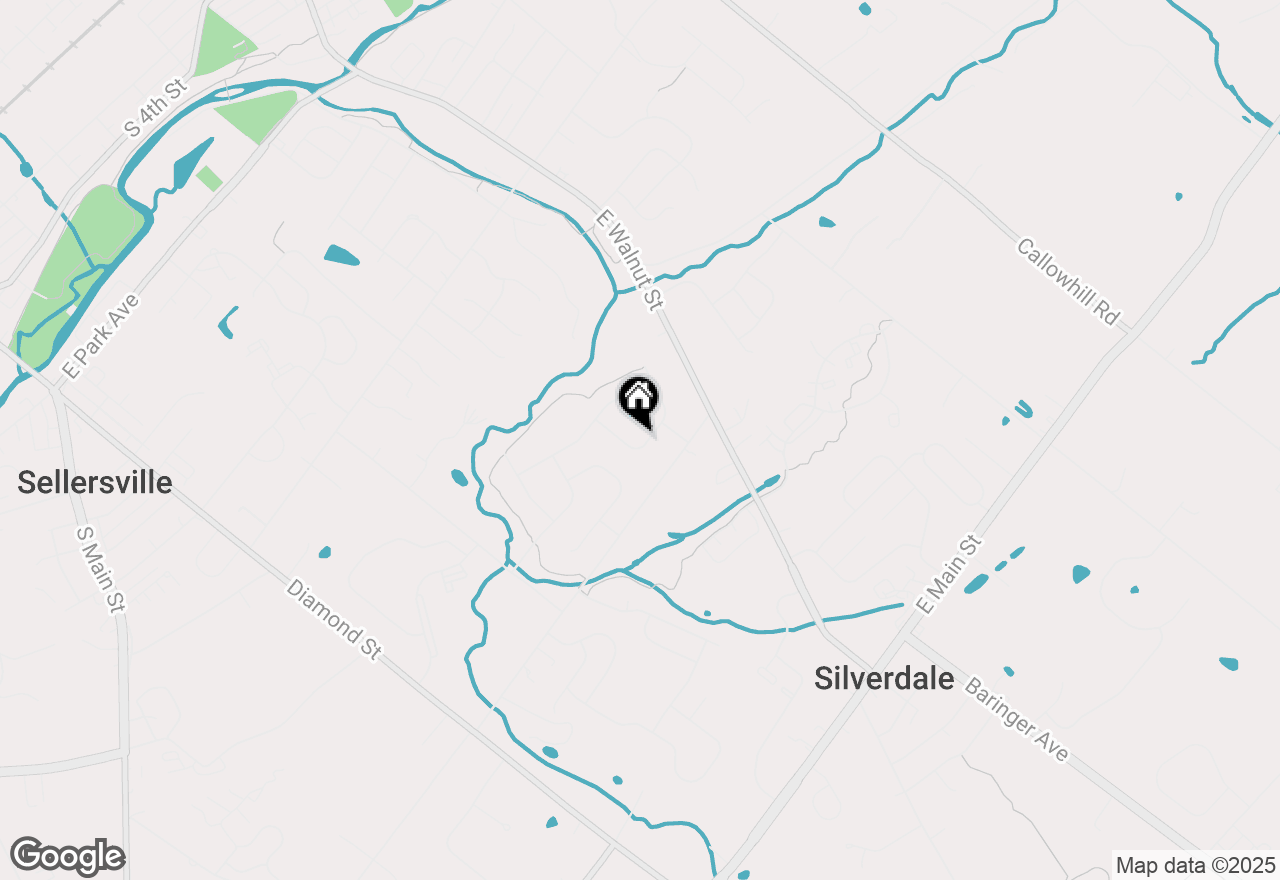 Map of 413 Brookside Drive, Perkasie, PA 18944