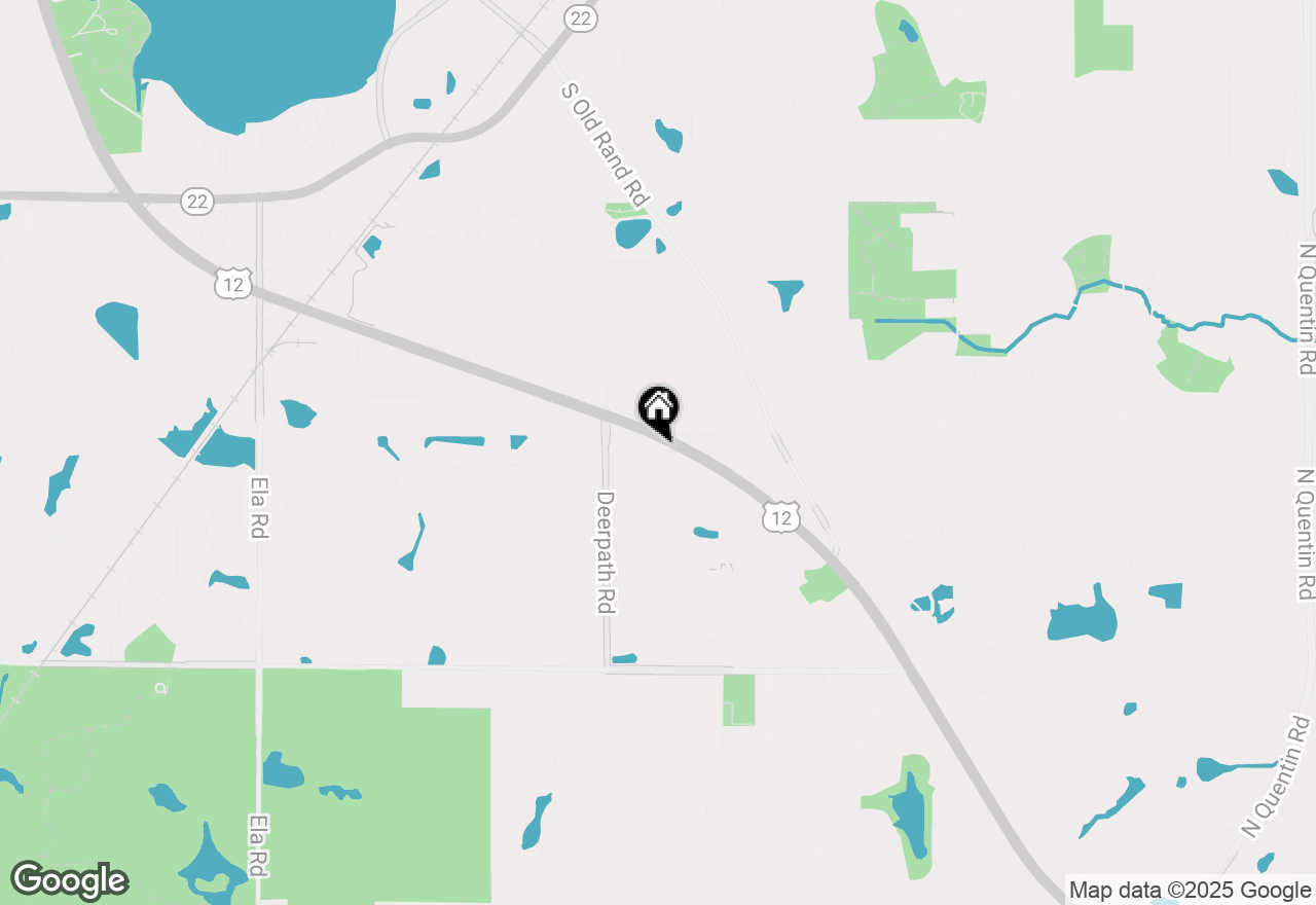 Map of 909 S Rand Road, Lake Zurich, IL 60047