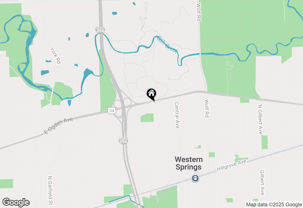 Map of 3834 Hampton Avenue, Western Springs, IL 60558