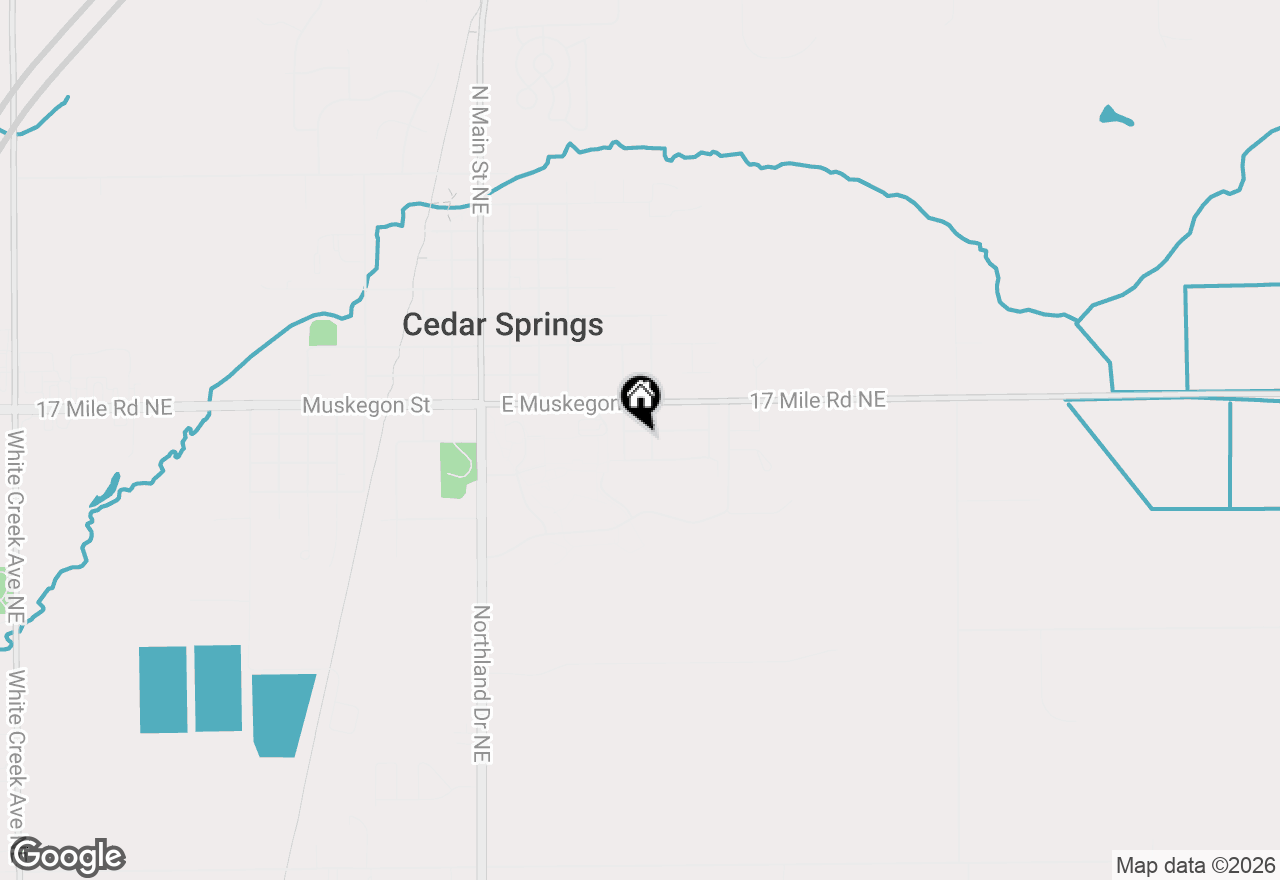 Map of 280 Ronald Street Ne, Cedar Springs, MI 49319