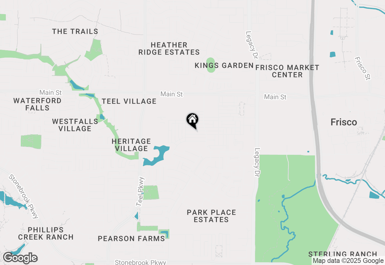 Map of 3572 Sevilla Drive, Frisco, TX 75034