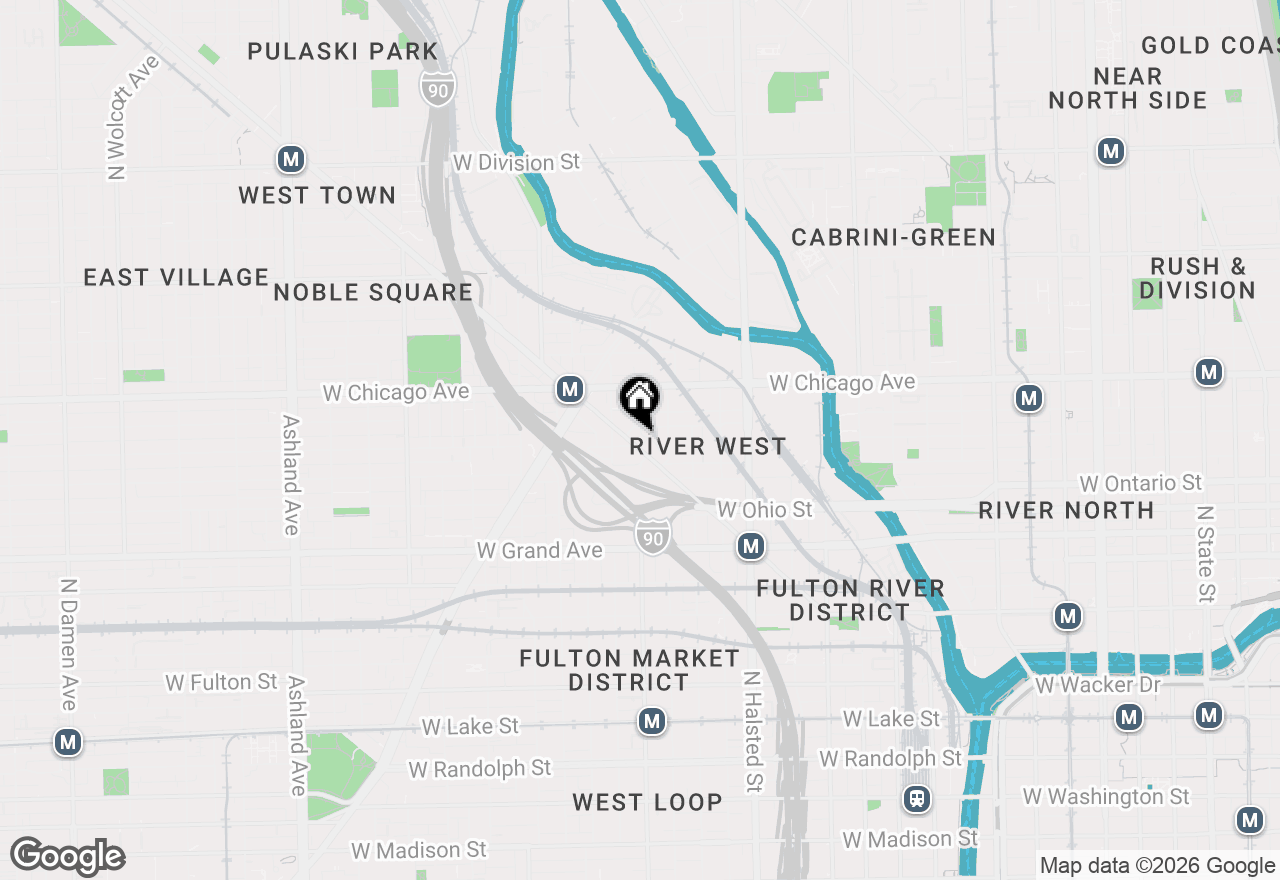 Map of 705 N Milwaukee Avenue, Chicago, IL 60642