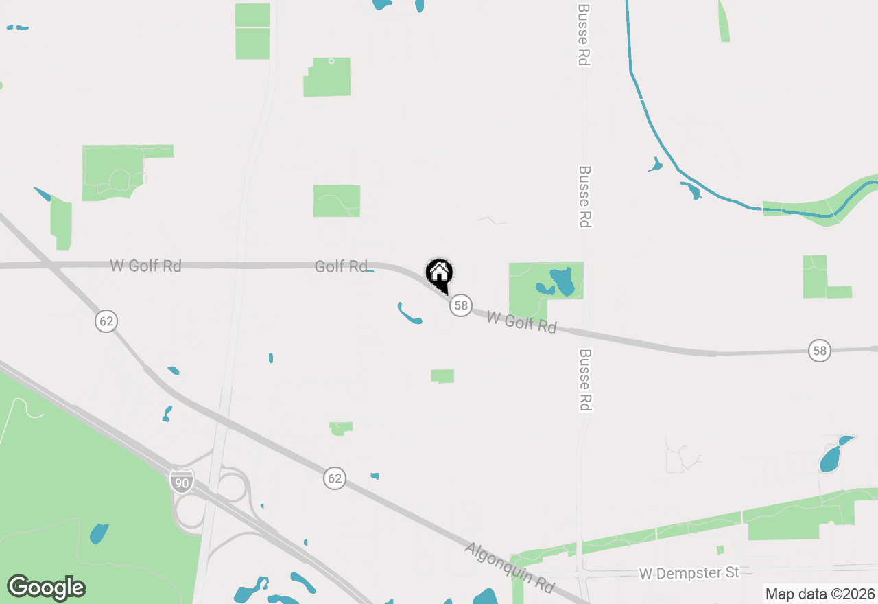 Map of 1002 Arbor Court, Mount Prospect, IL 60056